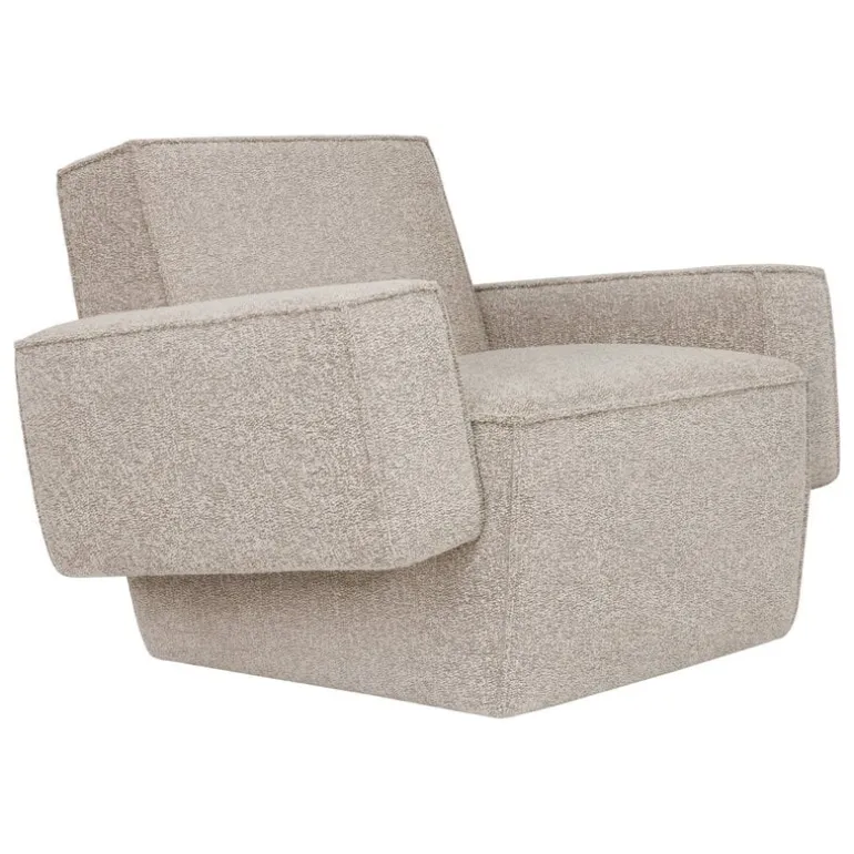Hem Hunk lounge chair with armrests, Tiree Swan