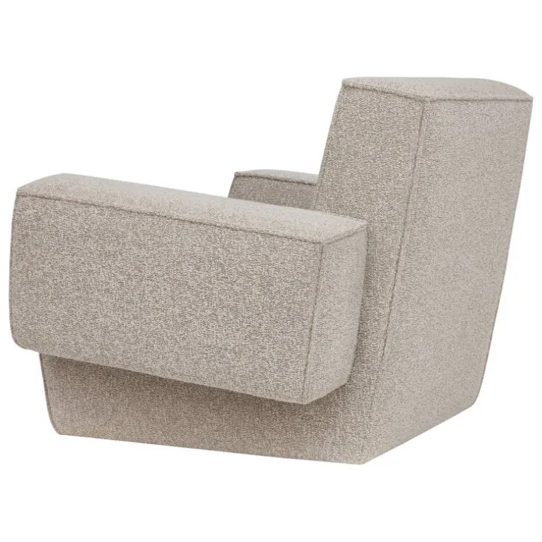 Hem Hunk lounge chair with armrests, Tiree Swan