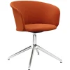 Hem Kendo swivel chair, canyon - polished aluminium