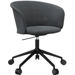 Hem Kendo swivel chair w/ castors, graphite - black