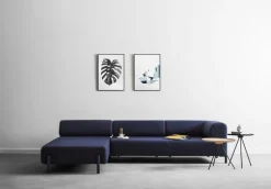 Hem Key coffee table, ash - black