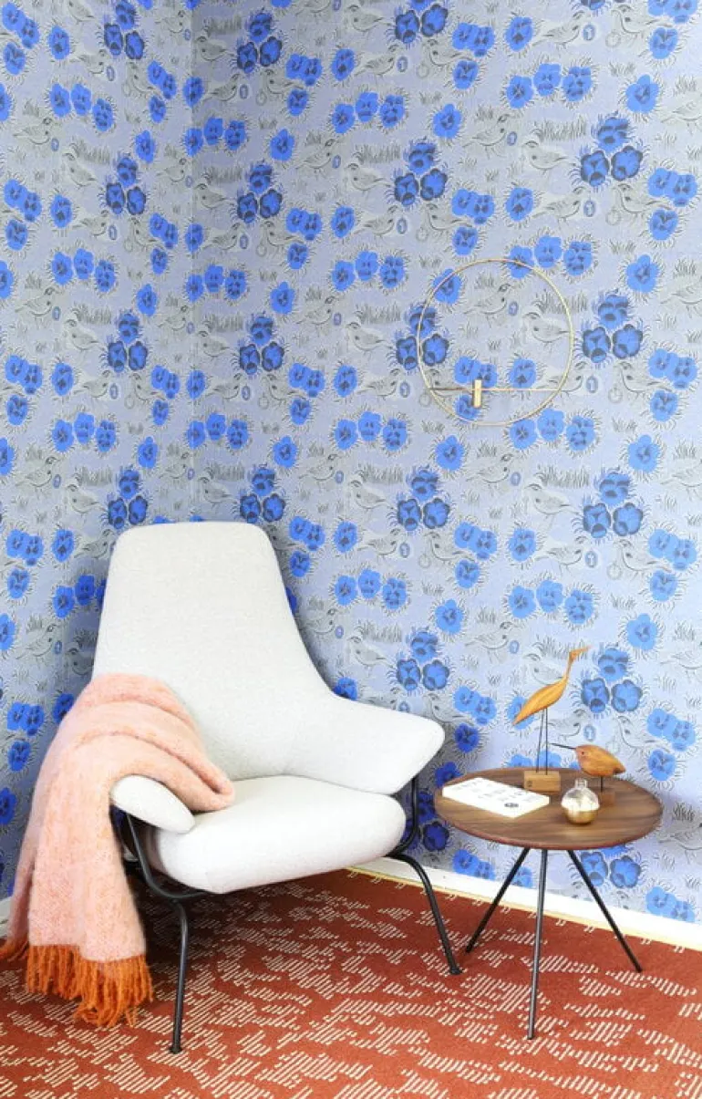 Hem Key coffee table, walnut - black