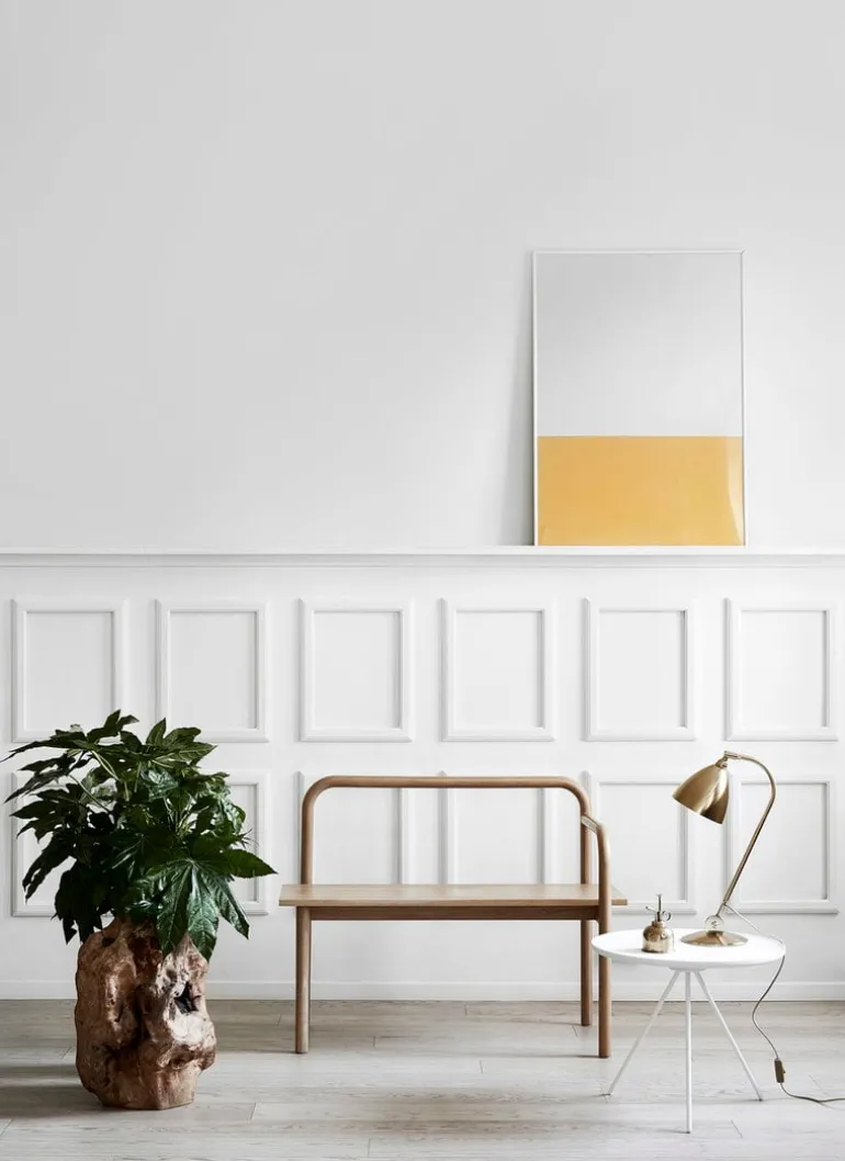 Hem Key coffee table, white