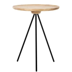 Hem Key side table, ash - black