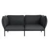 Hem Kumo 2-seater sofa with armrests, Graphite