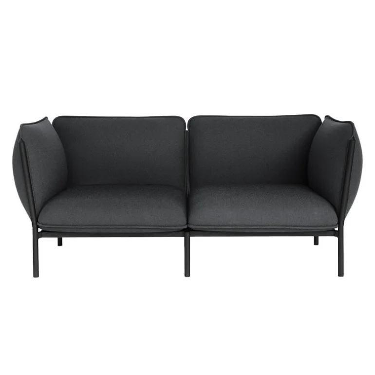 Hem Kumo 2-seater sofa with armrests, Graphite