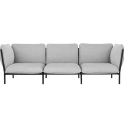 Hem Kumo 3-seater sofa with armrests, Porcelain