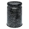 Hem Last stool, black - white splatter
