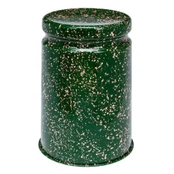 Hem Last stool, green - pink splatter