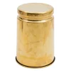 Hem Last stool, polished brass