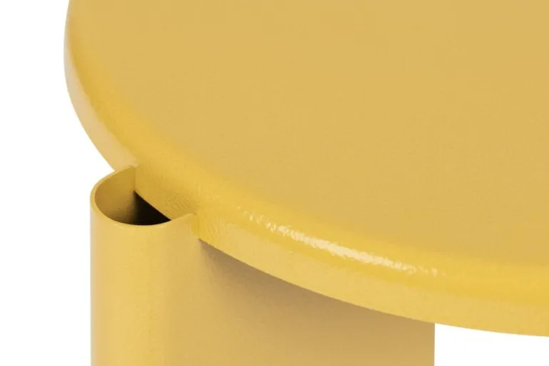 Hem Lolly side table, ochre yellow