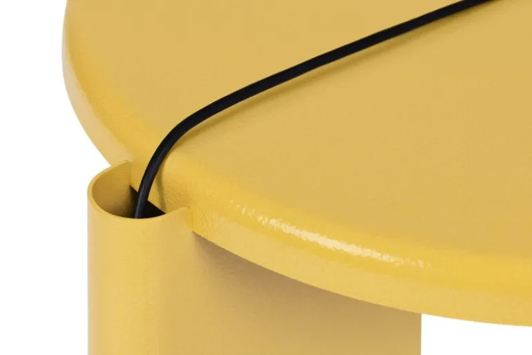 Hem Lolly side table, ochre yellow