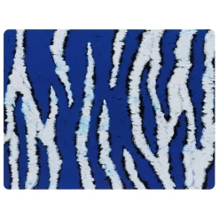 Hem Monster placemat, set of 2, ultramarine blue - white