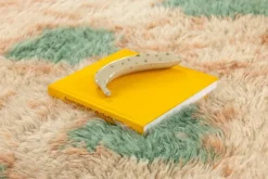 Hem Monster rug, 250 x 350 cm, turquoise - peach