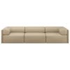Hem Palo Block 3-seater sofa, low back with armrests, beige