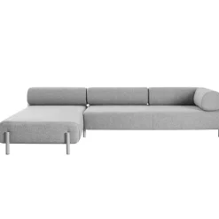 Hem Palo corner sofa, left, grey