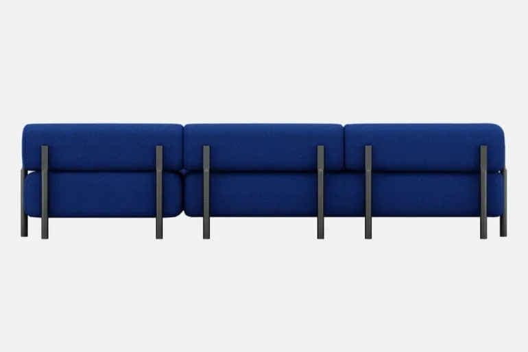 Hem Palo corner sofa, left, cobalt