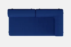 Hem Palo 2-seater chaise, right, cobalt