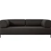 Hem Palo 2-seater sofa with armrests, brown black