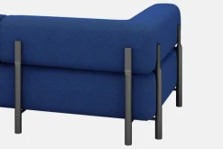 Hem Palo 2-seater sofa with armrests, cobalt
