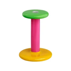 Hem Pesa candle holder, medium, green - magenta - honey yellow