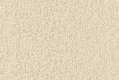 Hem Puffy lounge chair, eggshell boucle - stainless steel