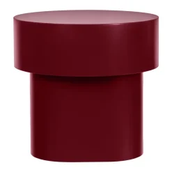 Hem Stump side table, 50 cm, wine red