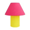 Hem Toto table lamp, medium, magenta - wax yellow