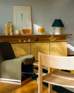 Hem Toto table lamp, medium, pine - beige