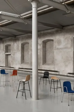 Hem Touchwood counter stool, 65 cm, natural beech - black steel