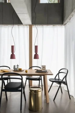 Hem Udon chair, black - black leather