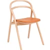 Hem Udon chair, natural beech - cognac leather