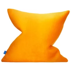 Hem Velvet cushion, 50 x 50 cm, ochre