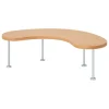 Hem Worm coffee table, large, beech - steel