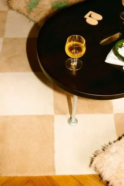 Hem Worm coffee table, small, brown - steel