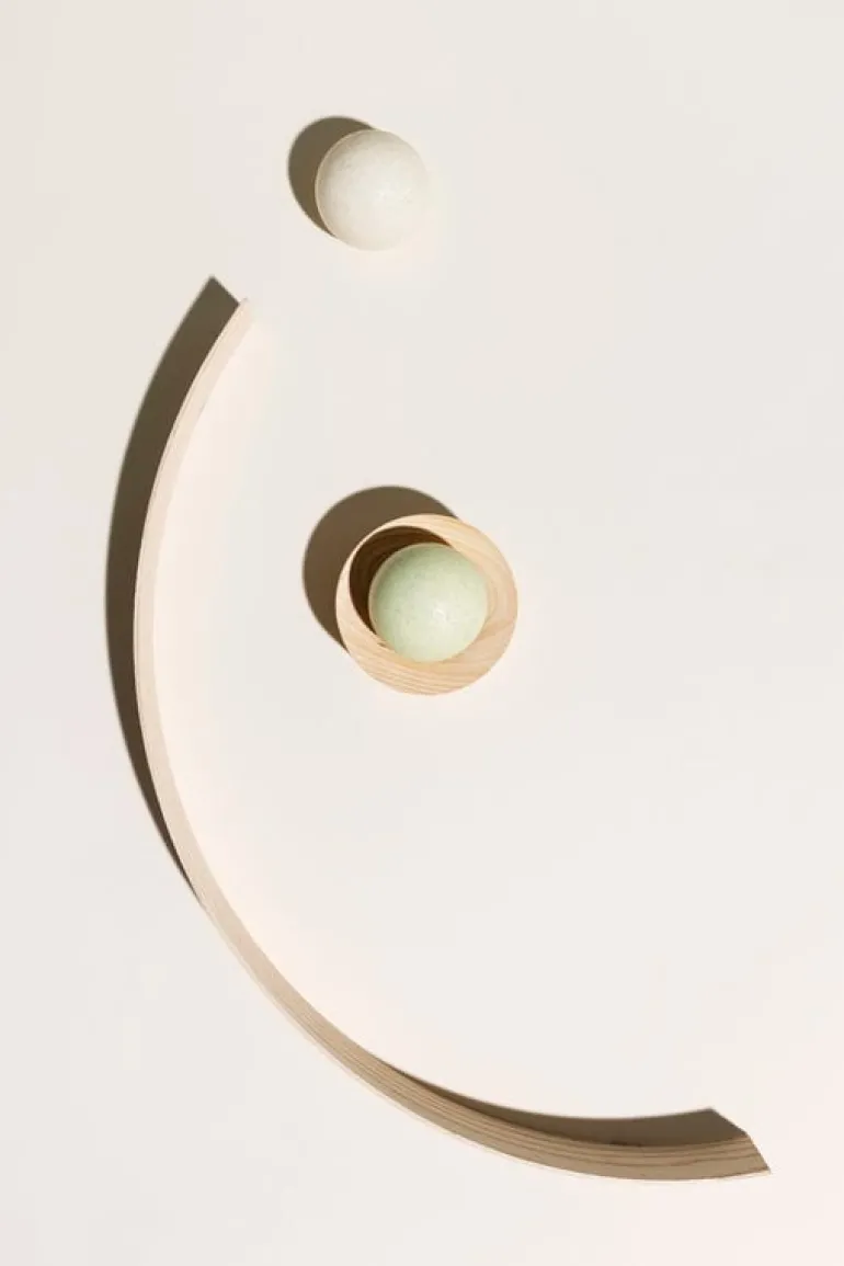 Hetkinen Salt soap set, round, eucalyptus - lemon