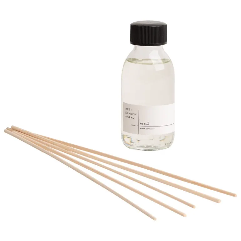 Hetkinen Scent diffuser refill and wood sticks, forest