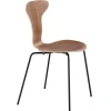 HOWE Munkegaard side chair, walnut veneer - black