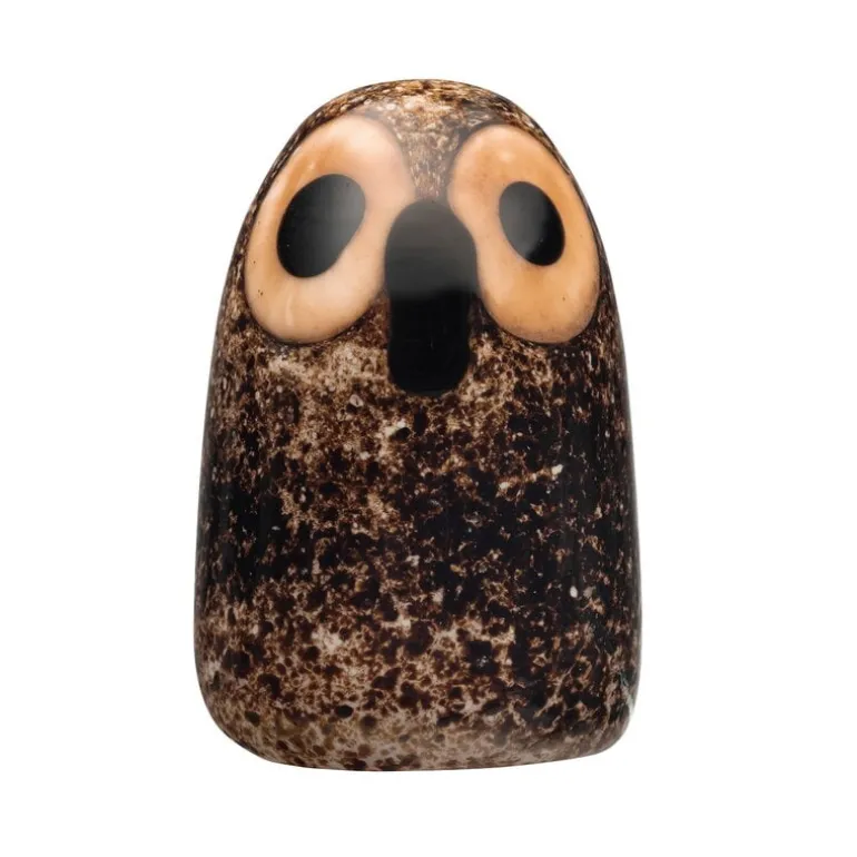Iittala Birds by Toikka Little Barn Owl, brown