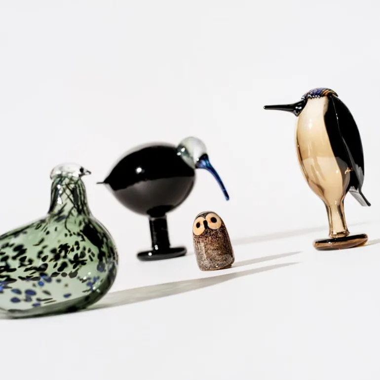 Iittala Birds by Toikka Little Barn Owl, brown