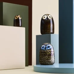 Iittala Birds by Toikka Little Barn Owl, brown