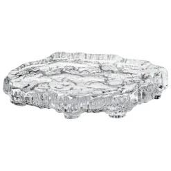 Iittala Ice platter art piece, 260 x 35 mm, clear