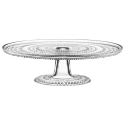 Iittala Kastehelmi cake stand, 315 mm, clear