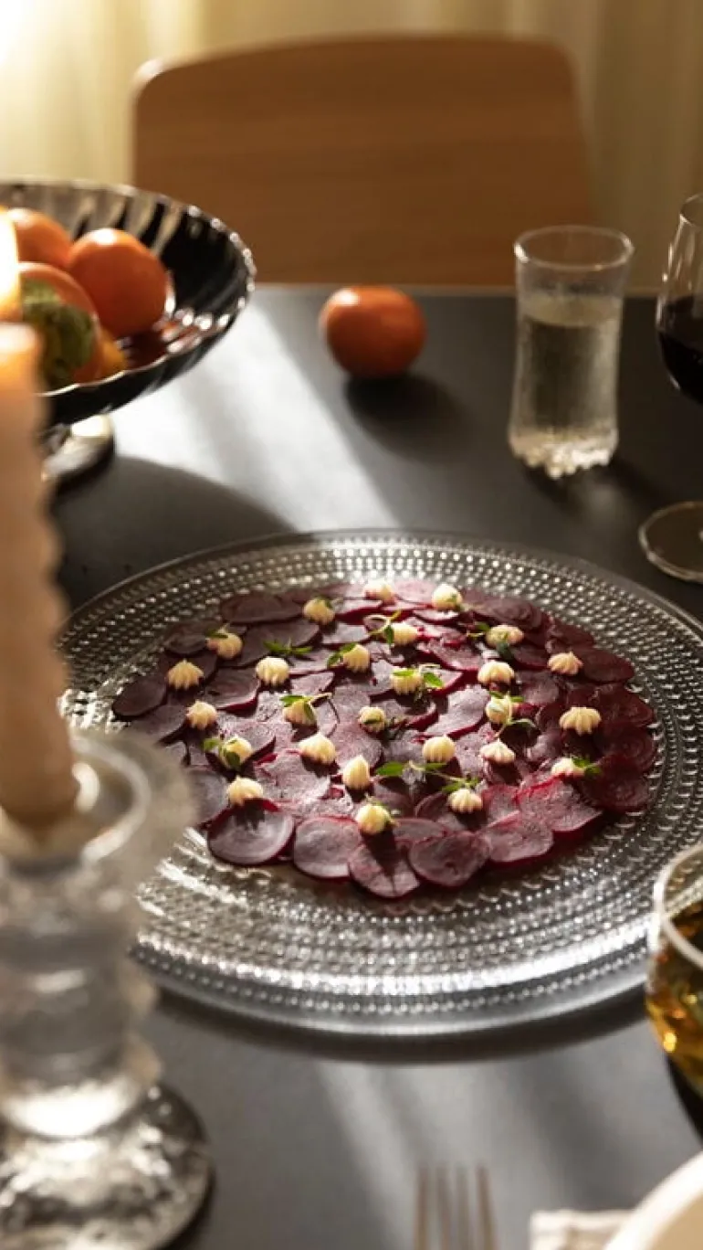 Iittala Kastehelmi plate 315 mm, clear