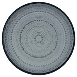 Iittala Kastehelmi plate 248 mm, dark grey