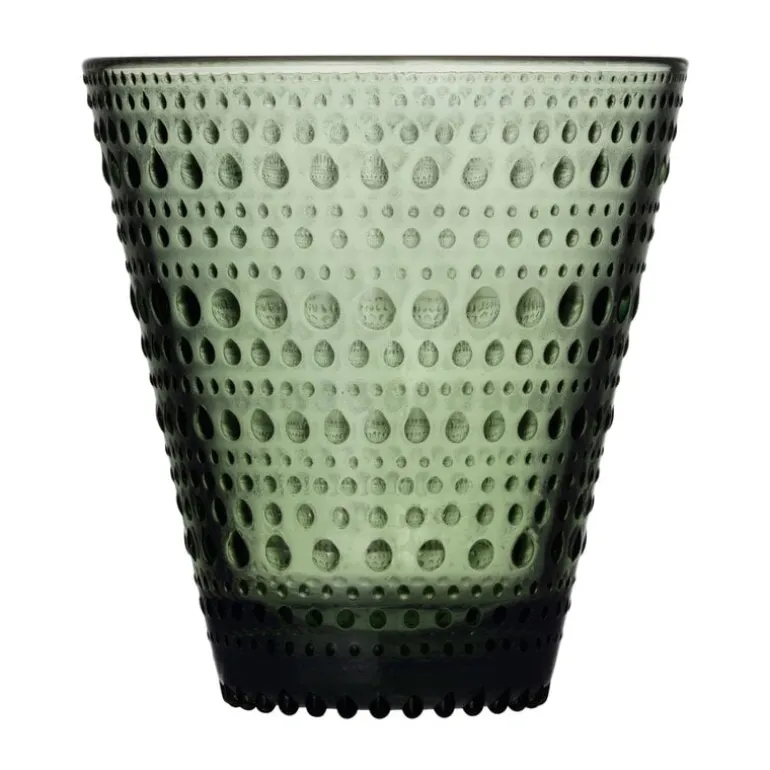 Iittala Kastehelmi tumbler, 30 cl, 2 pcs, pine green