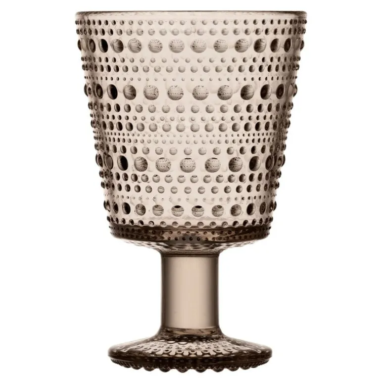 Iittala Kastehelmi universal glass 26 cl, 2 pcs, linen