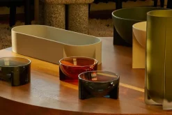 Iittala Kuru ceramic bowl  240 x 120 mm, moss green