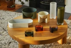 Iittala Kuru ceramic bowl  240 x 120 mm, moss green