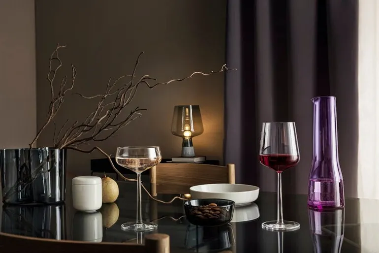 Iittala Leimu table lamp 30 cm, grey